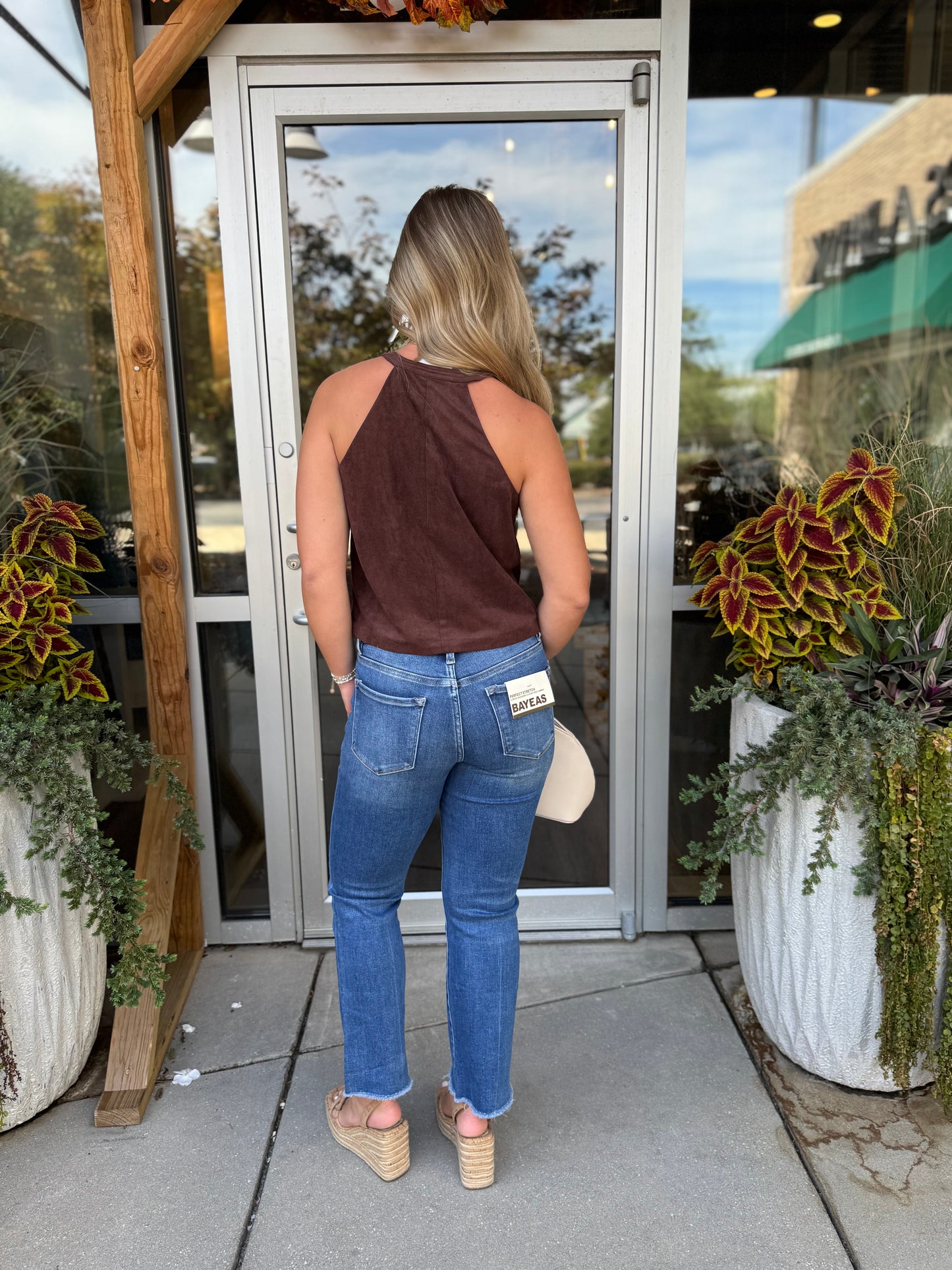 Suede Fringe Blouse