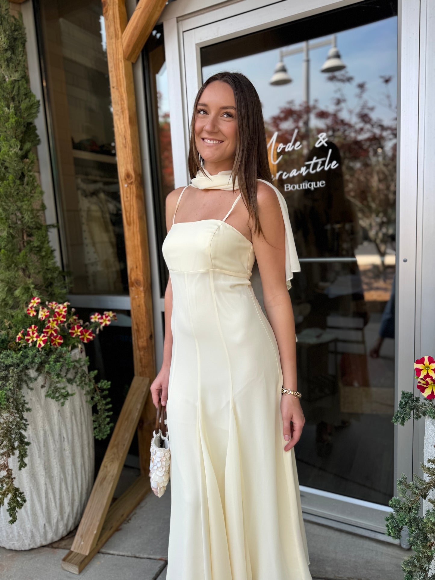 Sable Scarf Dress