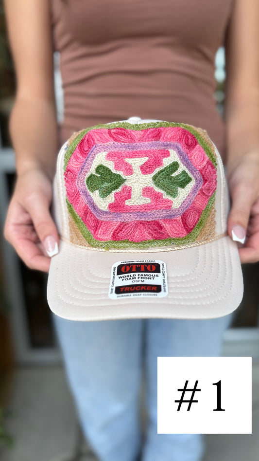 Sand Orijinal Kilim Patch Trucker Hat