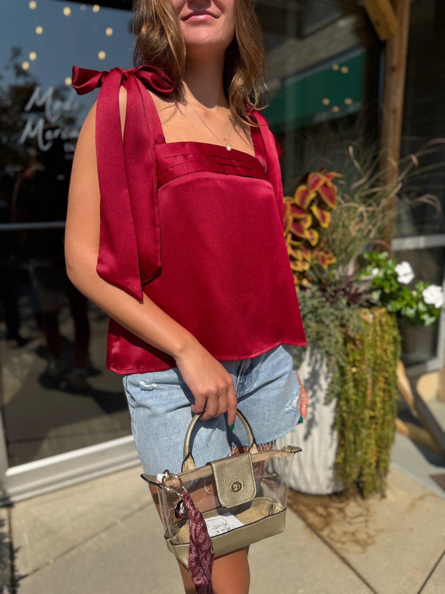 Shoulder Tie Top