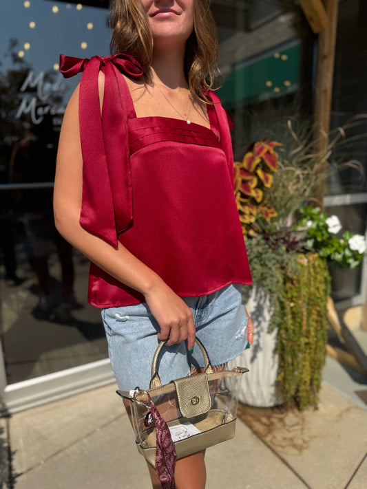 Shoulder Tie Top