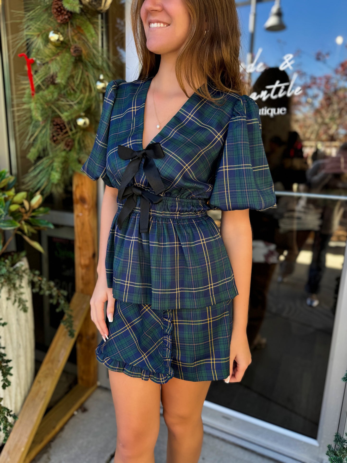 Lauren Tartan Blouse