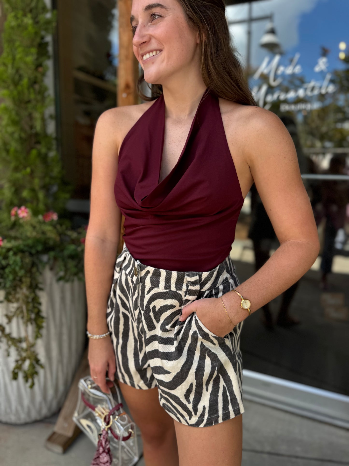 Zebra Shorts Set
