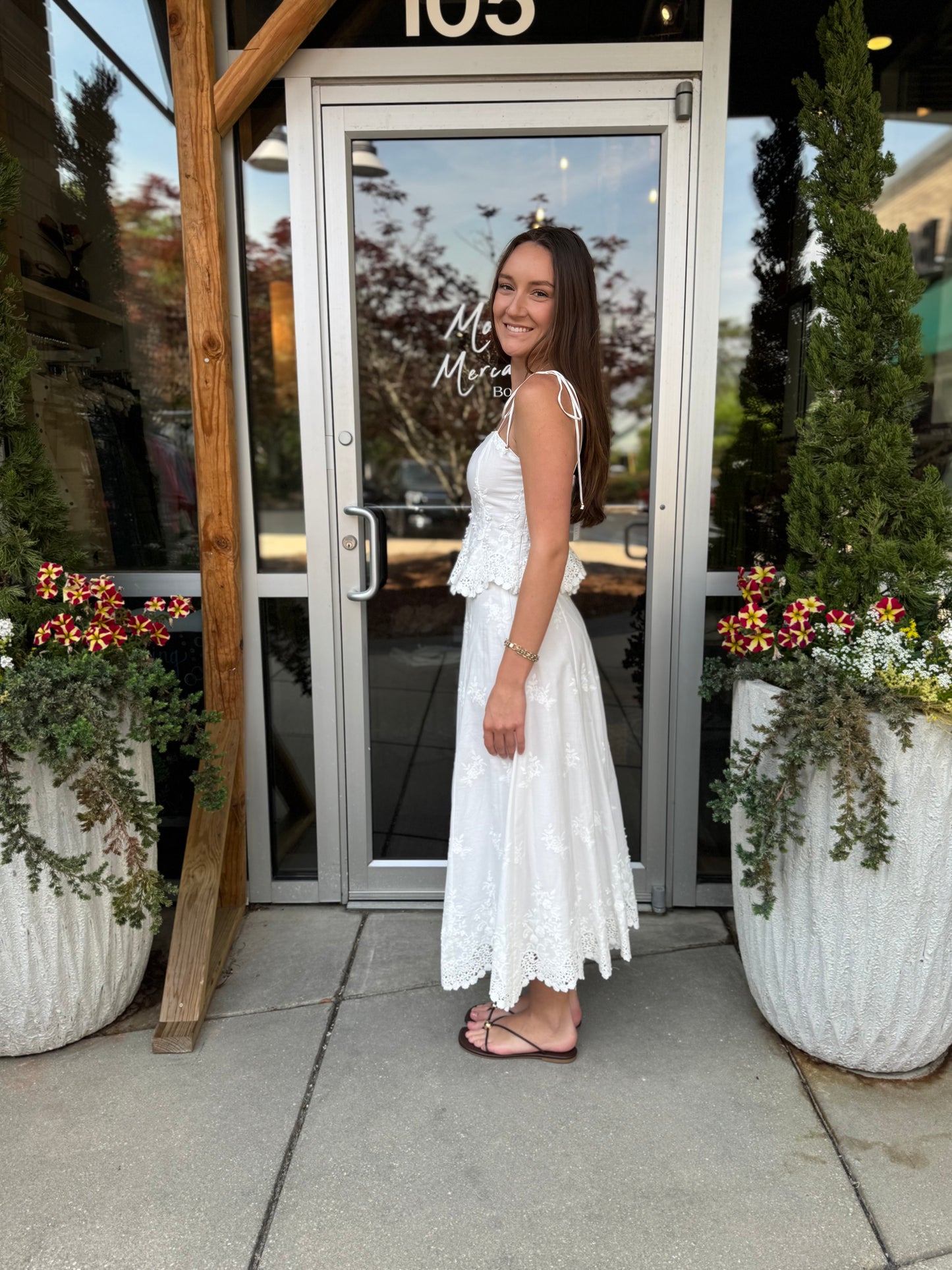 Jolene Eyelet Skirt