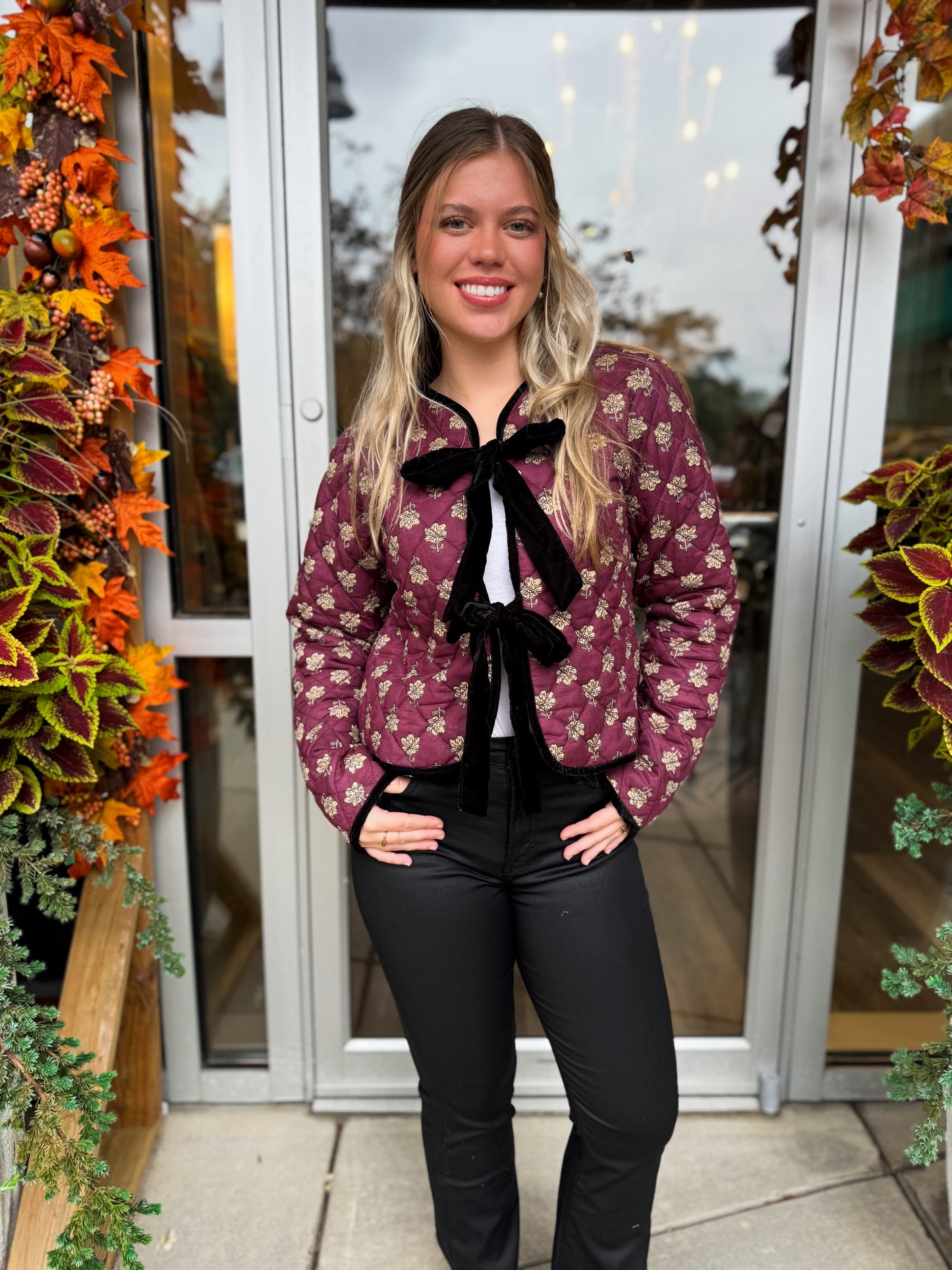 Printed Puffer Jacket