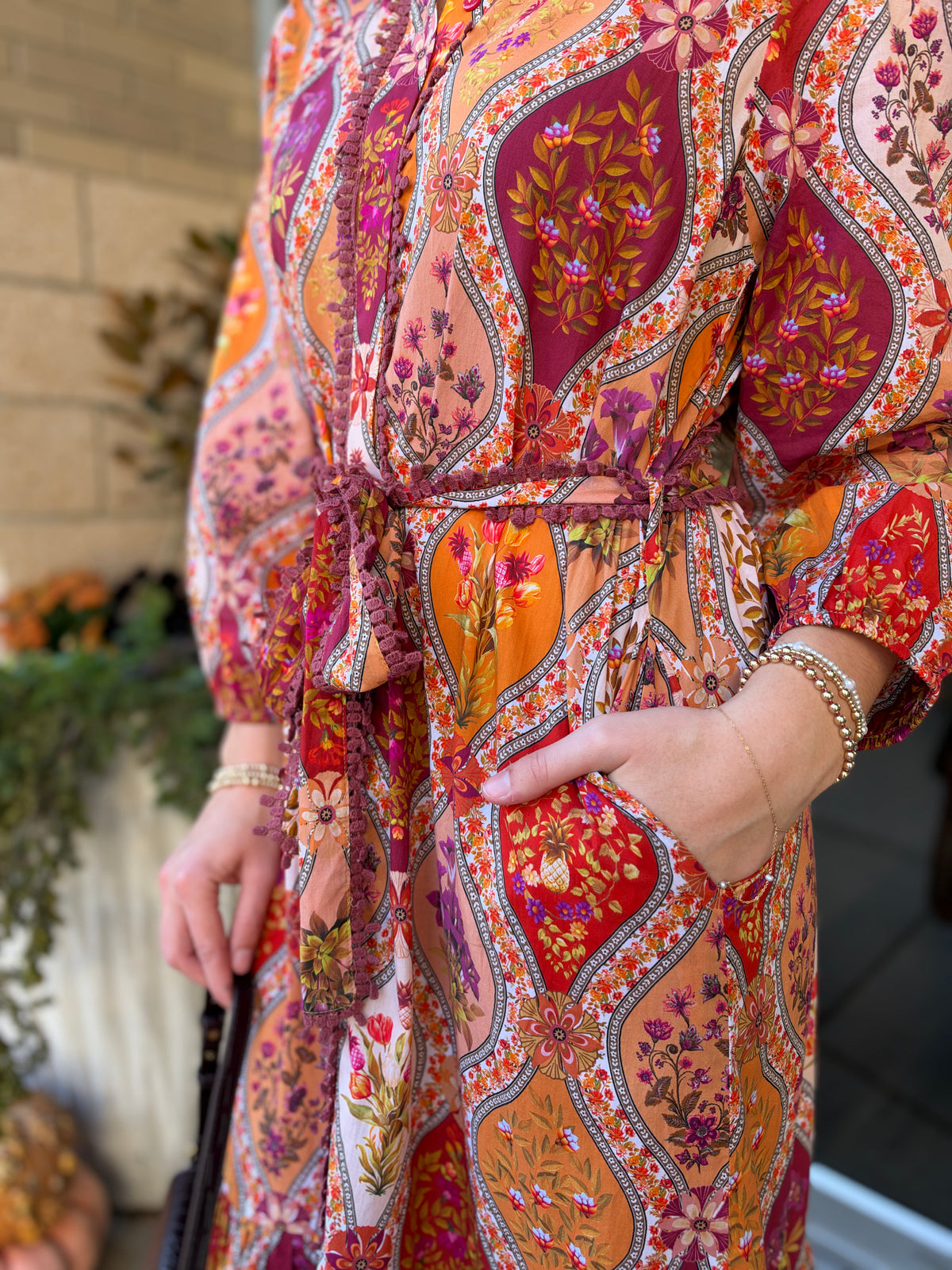 Stella Patch Maxi Dress