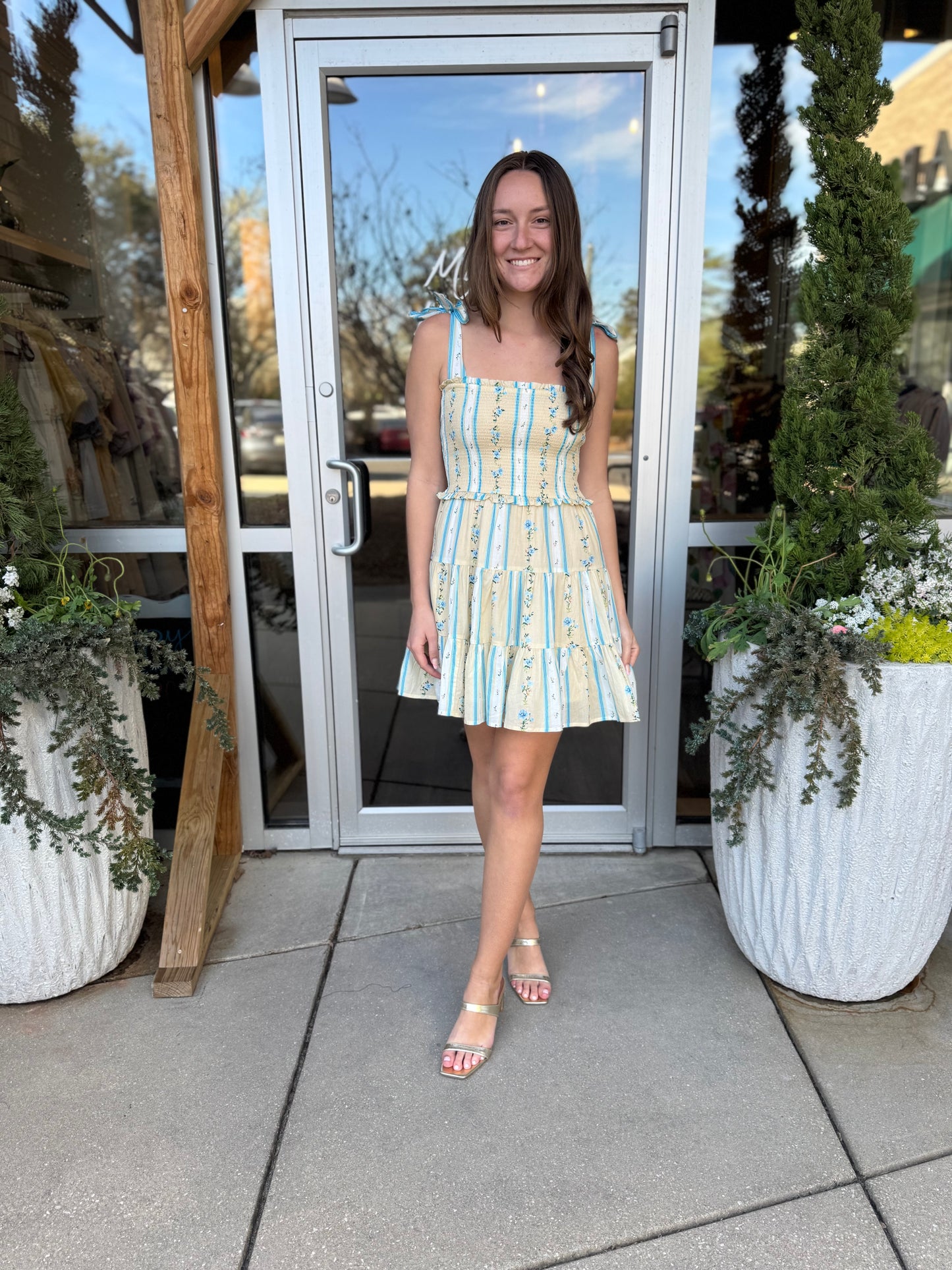 Zeus Vintage Floral Dress