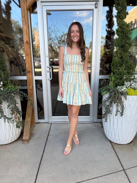 Zeus Vintage Floral Dress