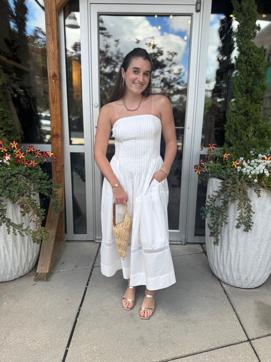 Strapless A Line Dress