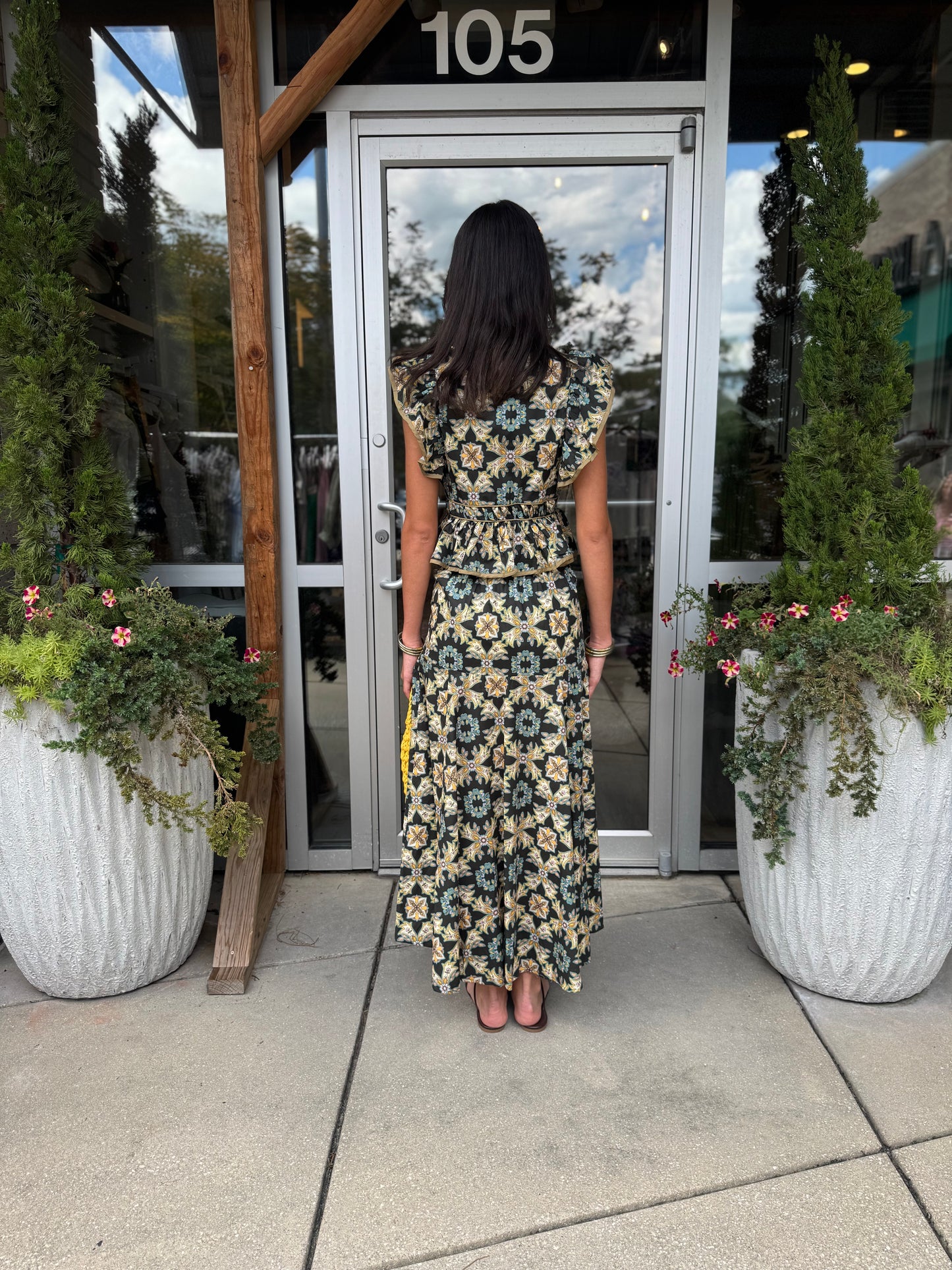 Trellis Maxi Skirt