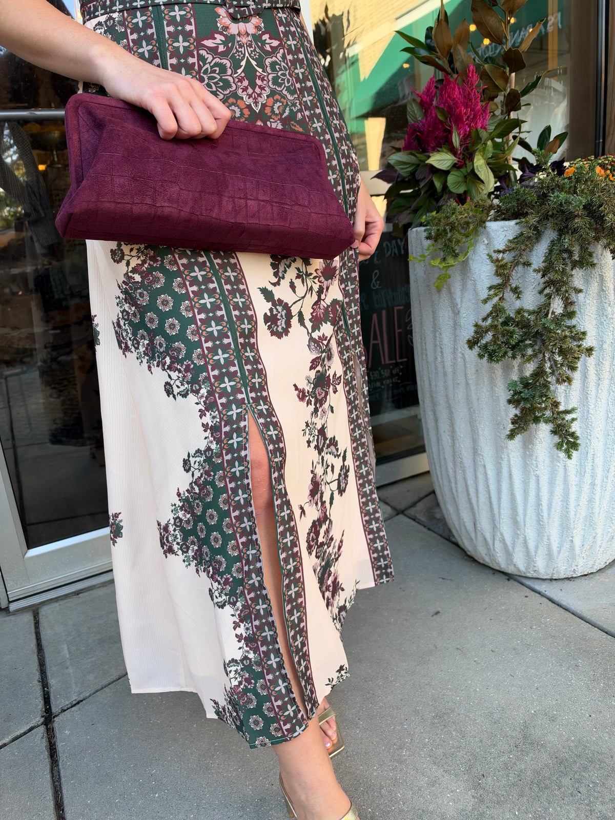 Petra Belted Maxi Dress