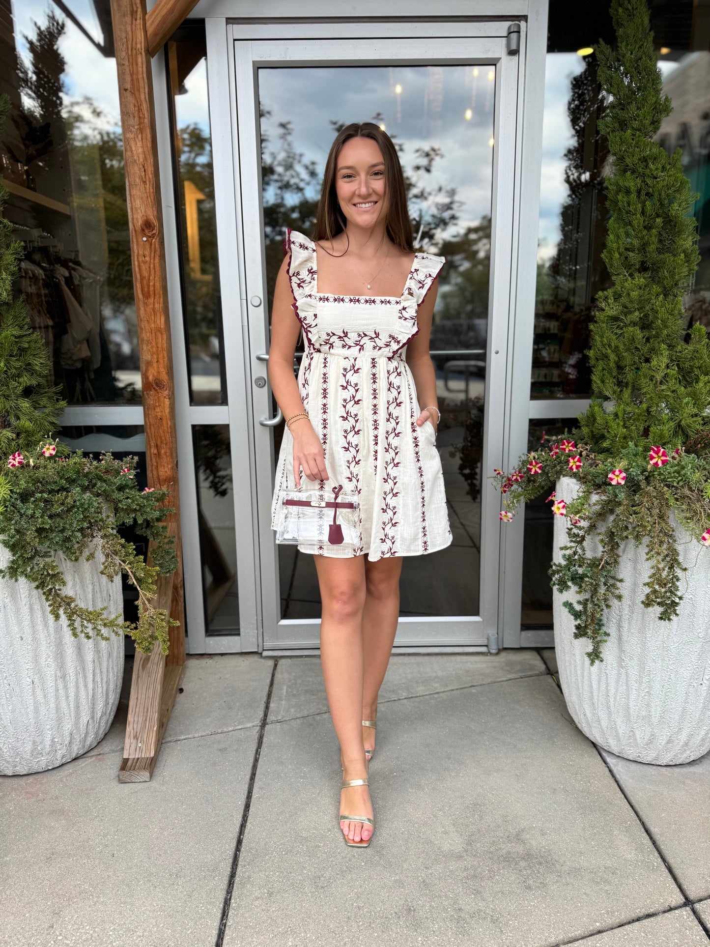 Flutter Sleeve Dress