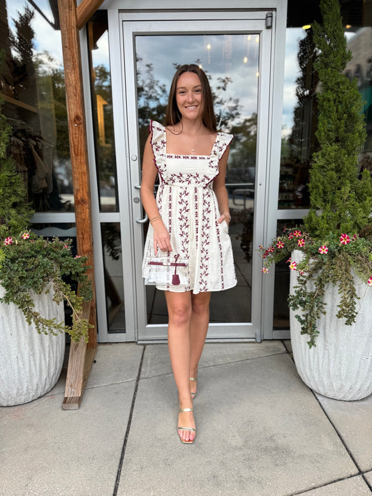 Flutter Sleeve Dress