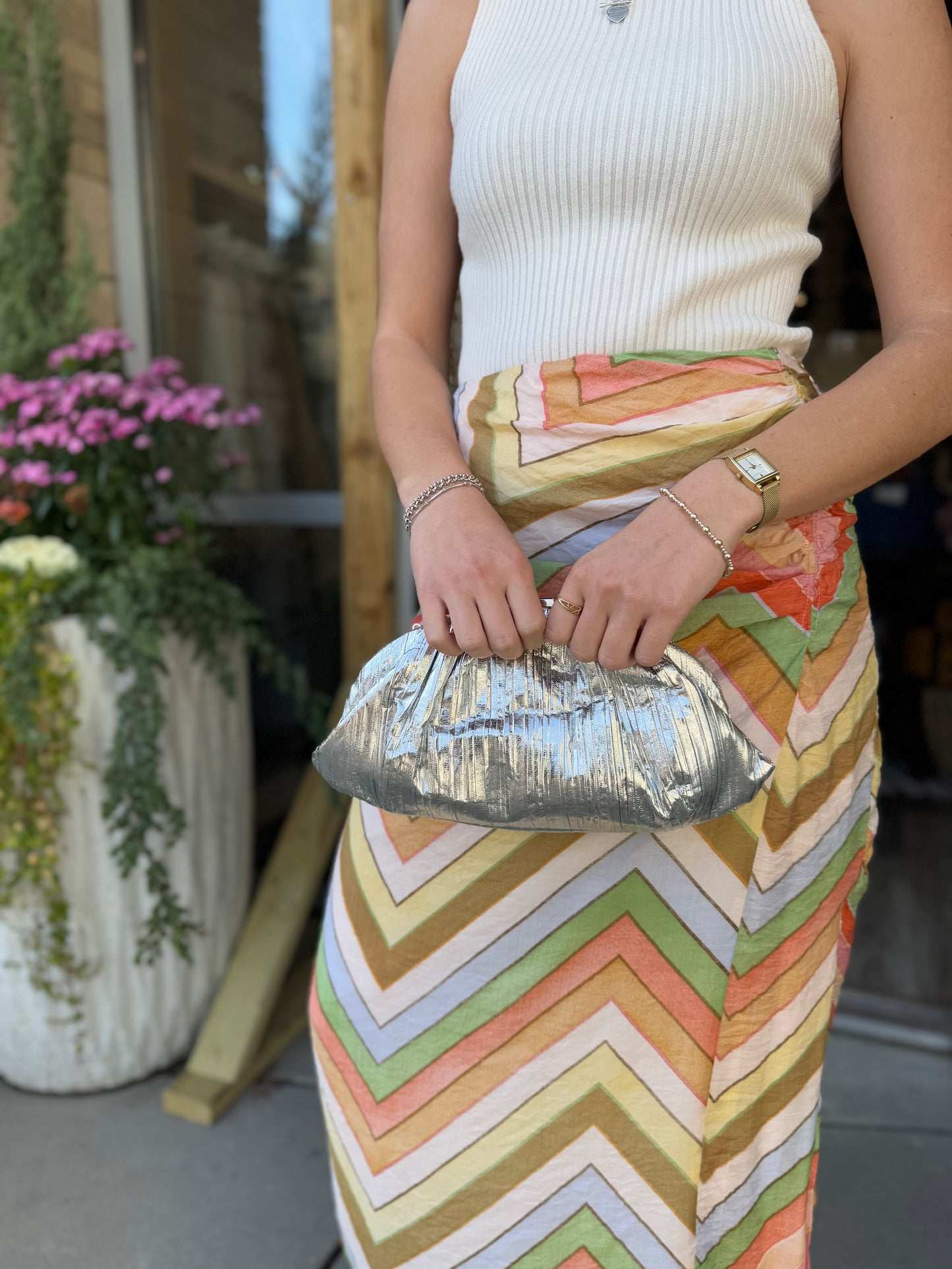 Tangerine Candy Maxi Skirt