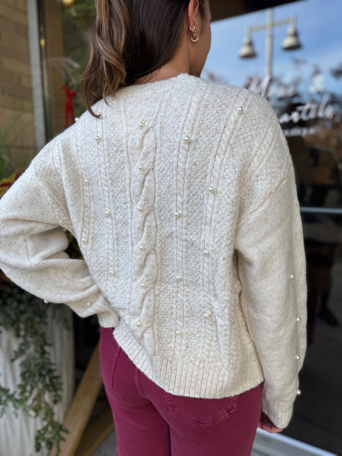 Pearl Knit Sweater