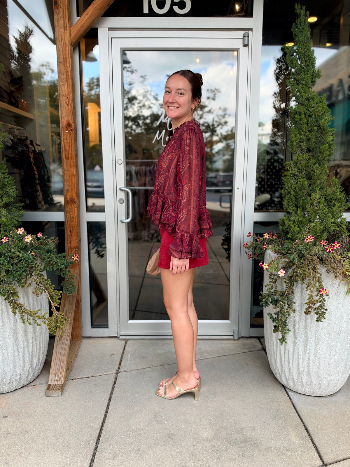 Catherine Peplum Blouse