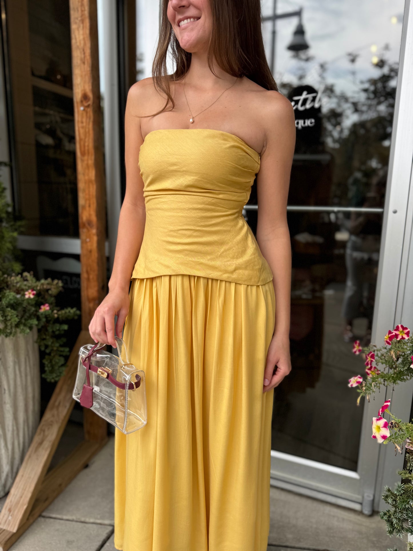 Rowan Strapless Maxi Dress