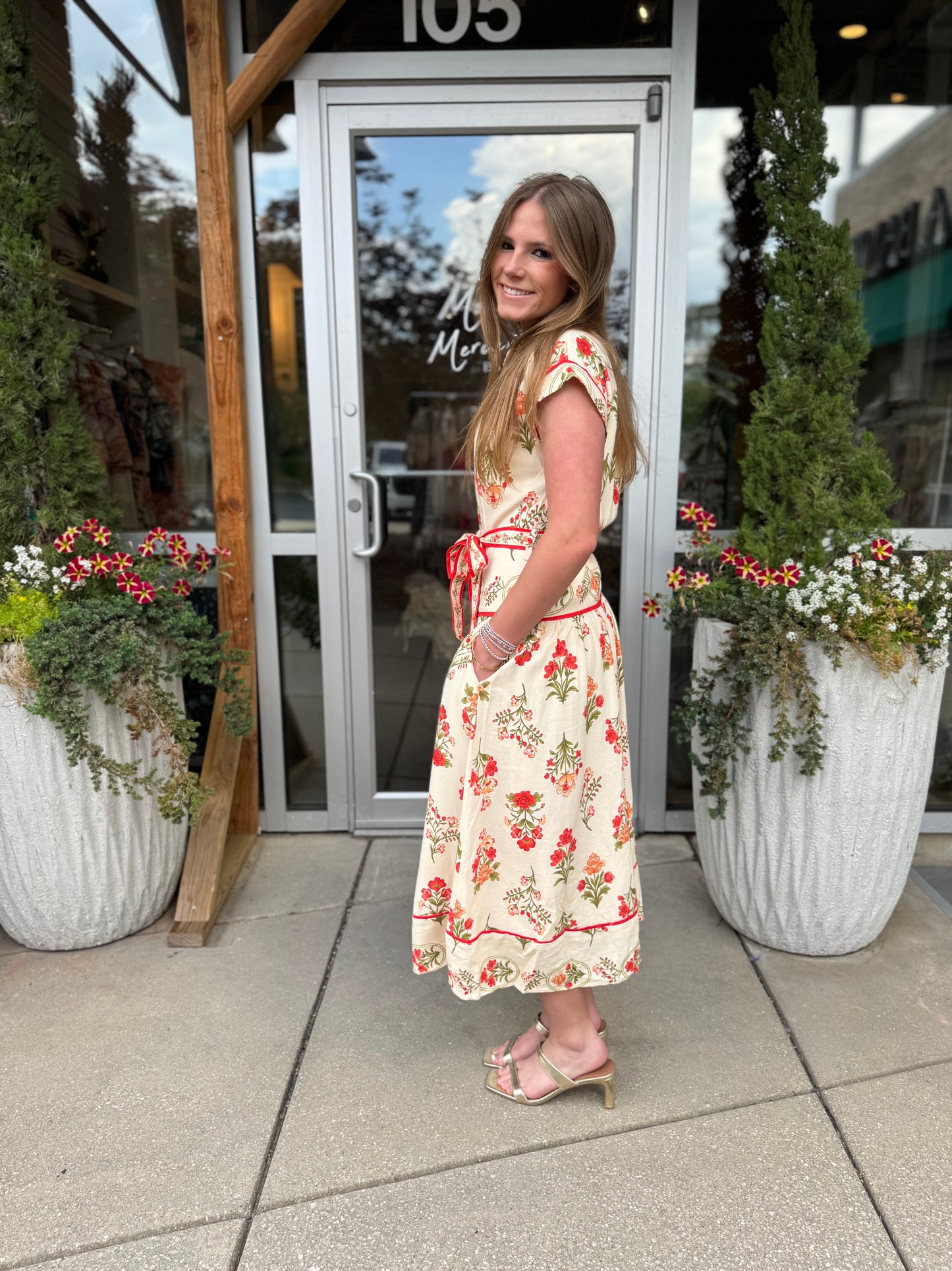 Trim Detail Button Front Maxi