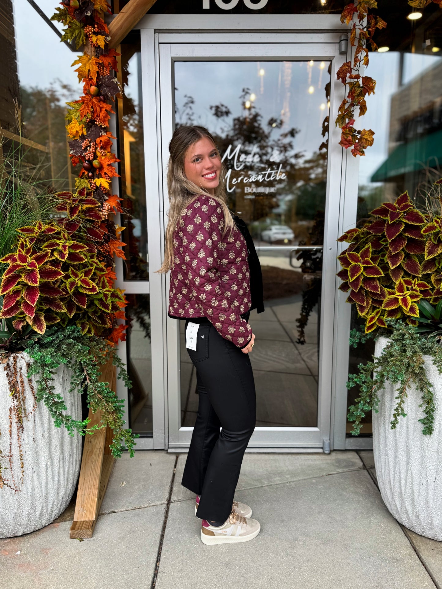 Printed Puffer Jacket