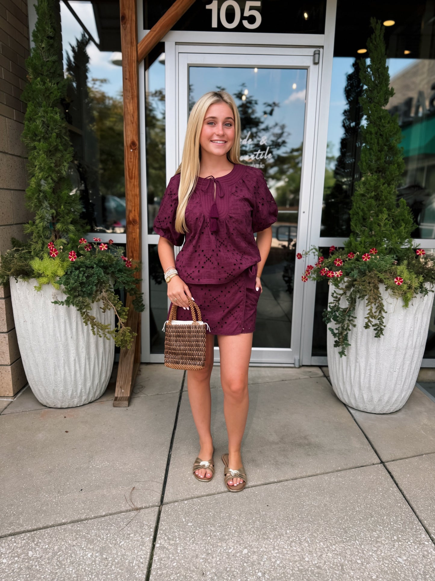 Delphi Eyelet Skort