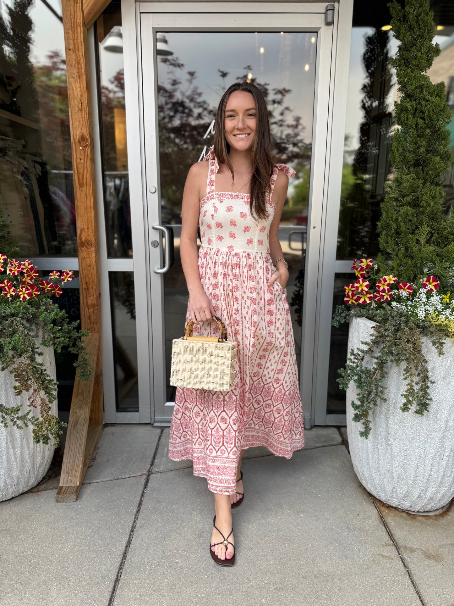 Pink Santa Barbara Maxi Dress