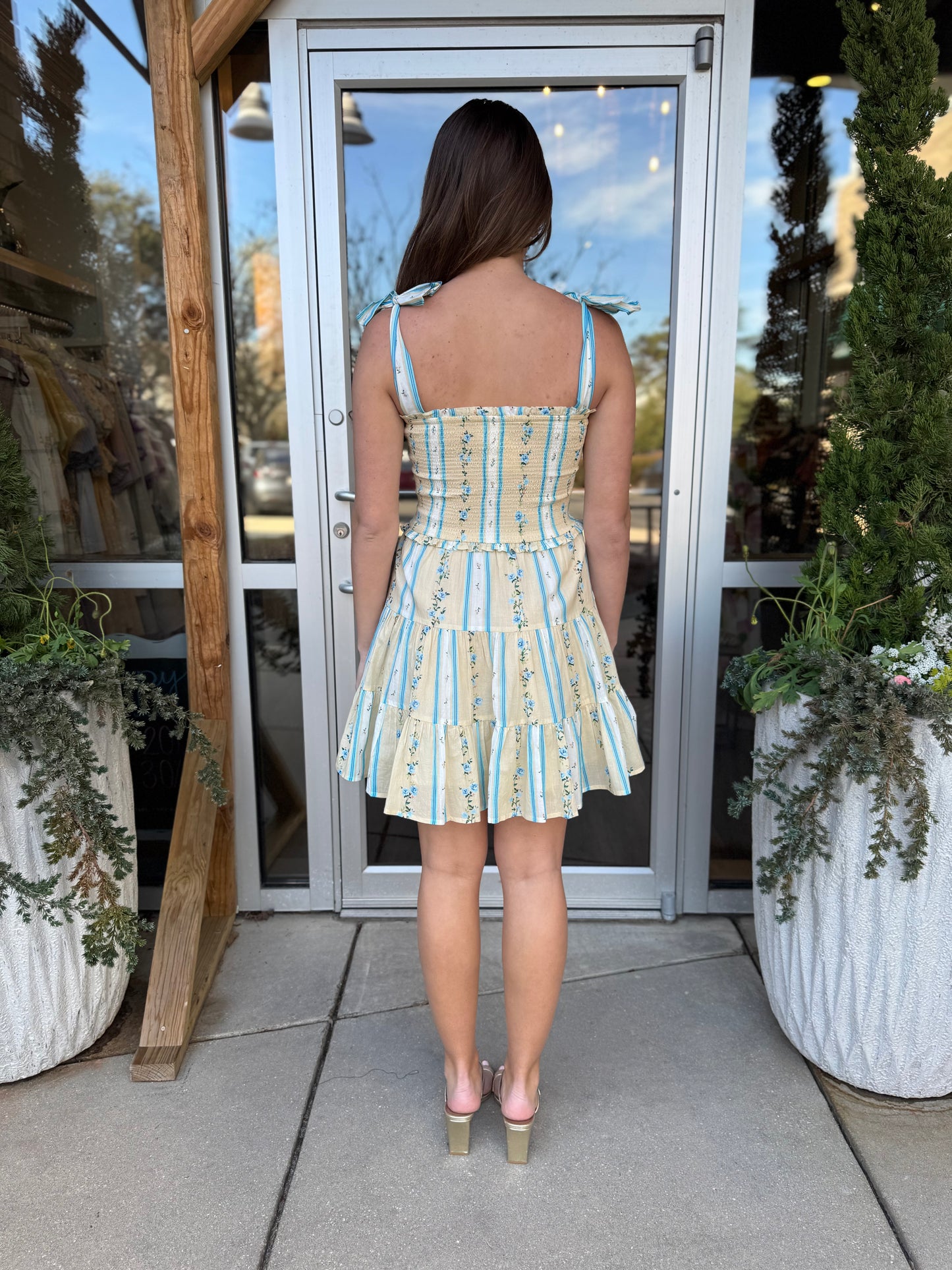 Zeus Vintage Floral Dress