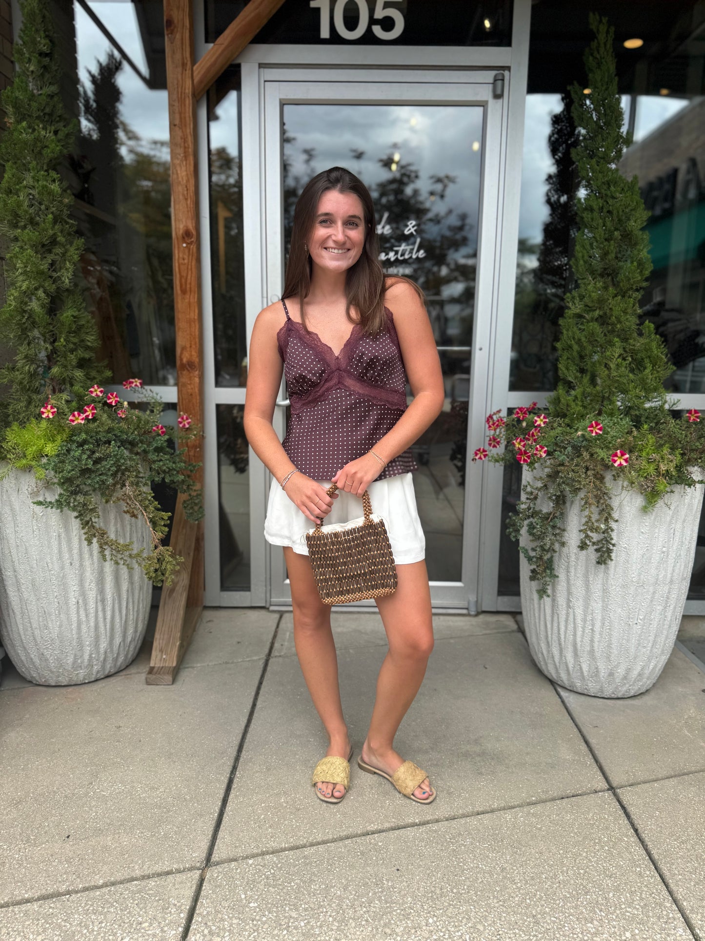 Lace Trim Tank