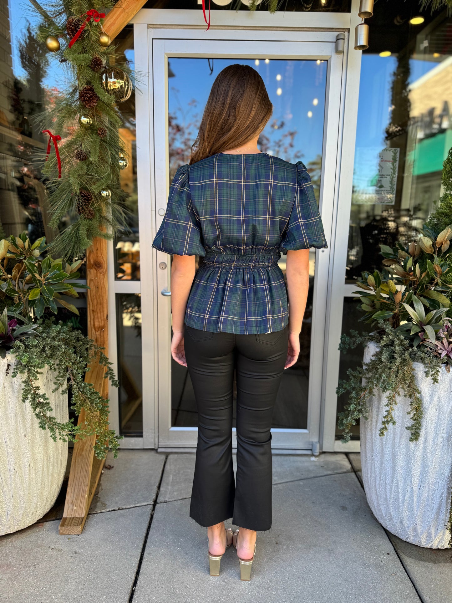 Lauren Tartan Blouse