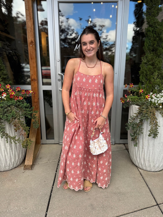 Santa Rouge Maxi Dress