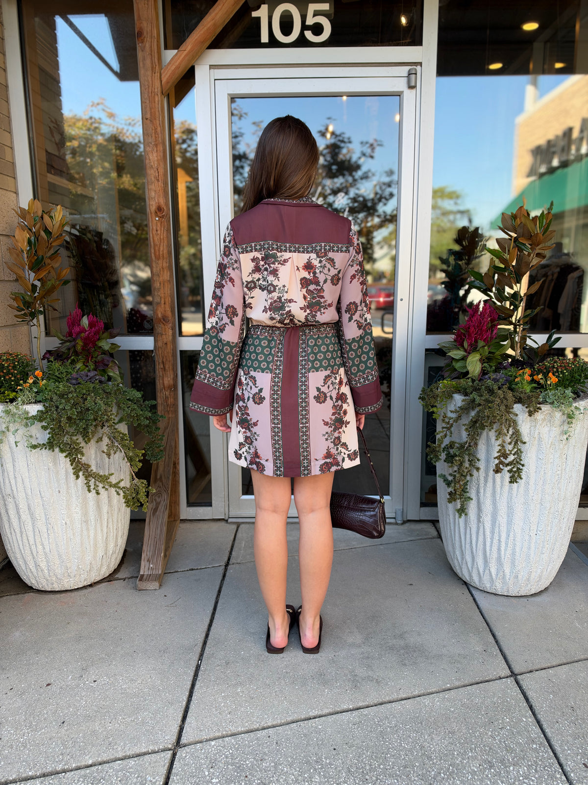Misty Belted Dress