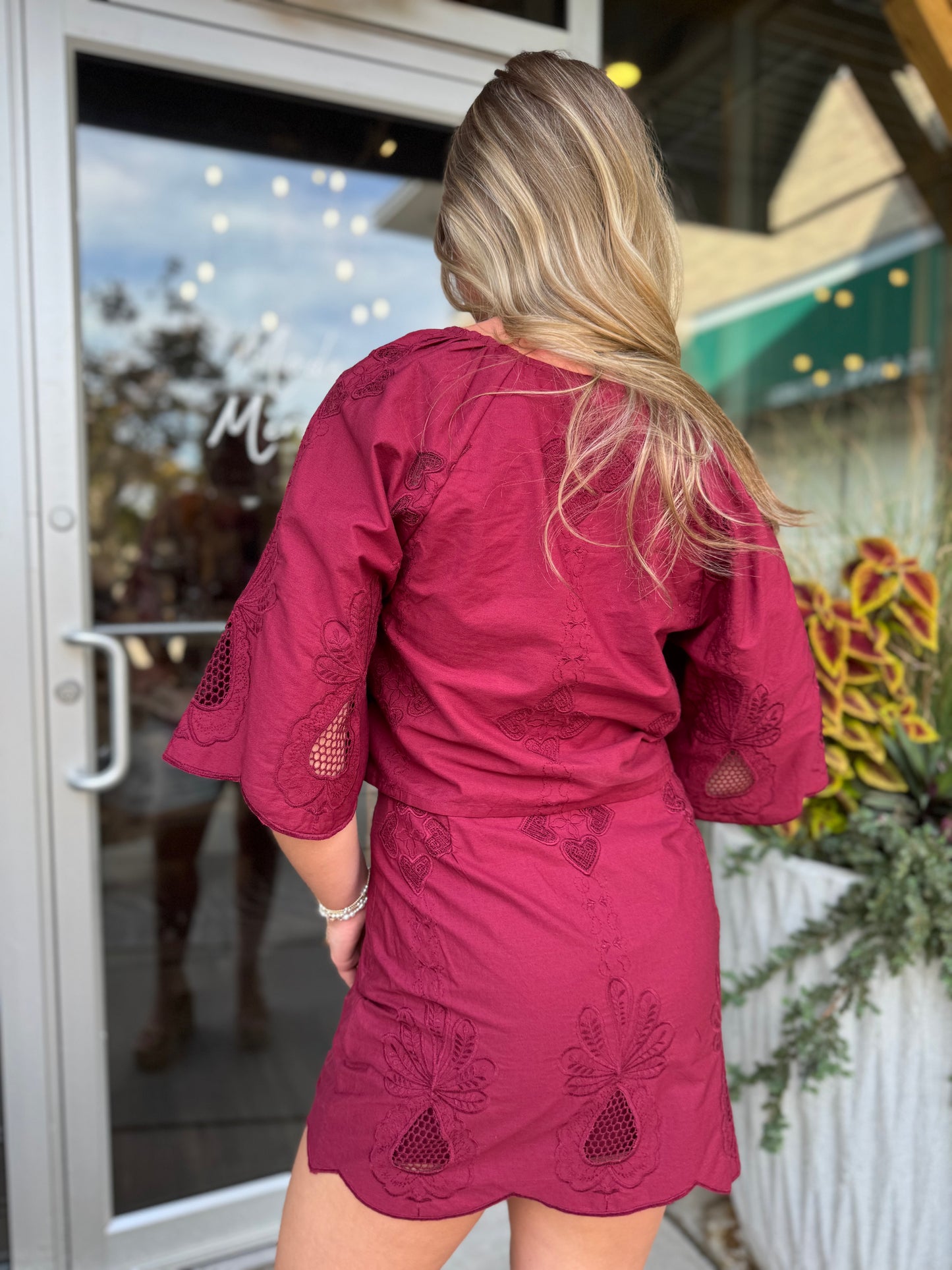 Embroidery Detail Blouse