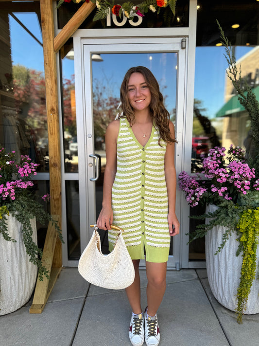 Nadina Crochet Dress