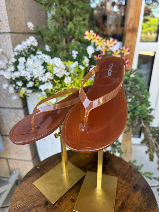 Tan Jelly Sandals