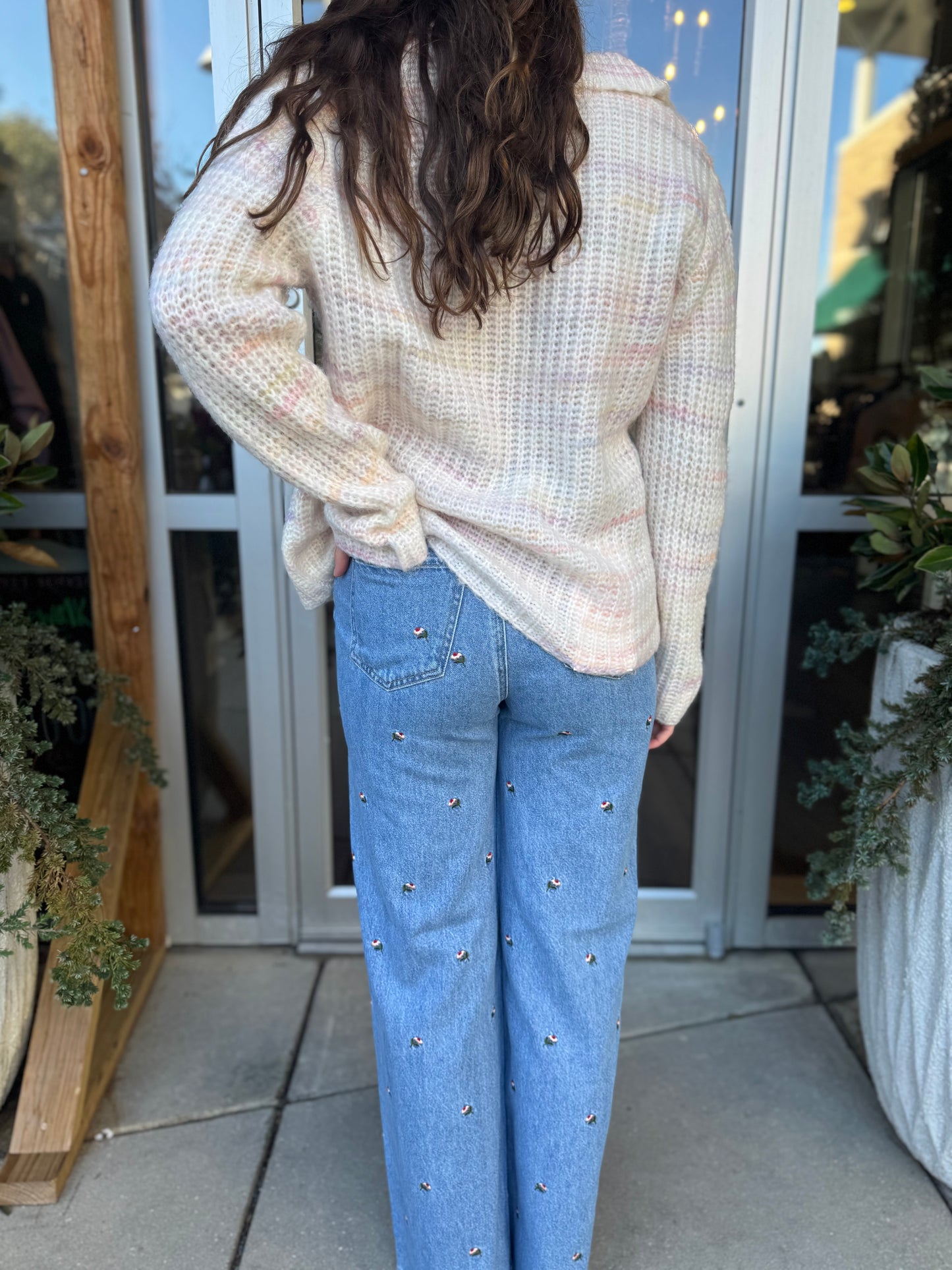 Far Out Embroidered Denim
