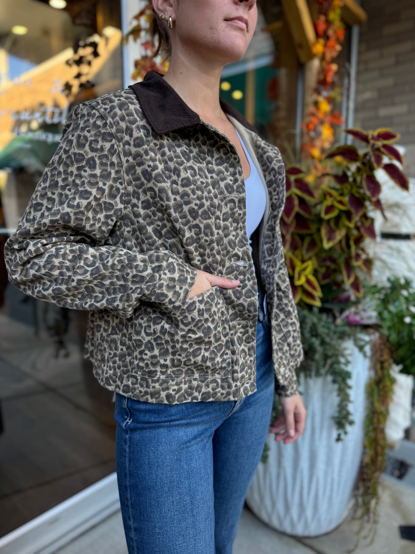 Leopard Barn Jacket