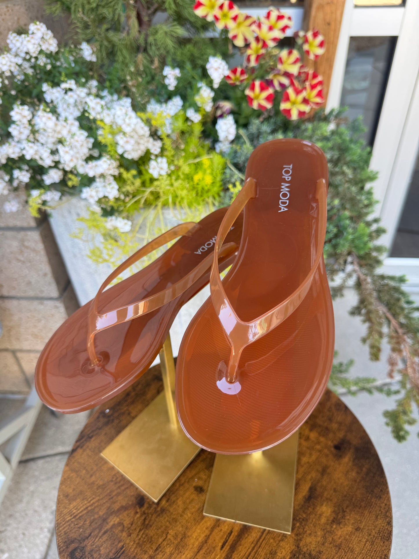 Tan Jelly Sandals