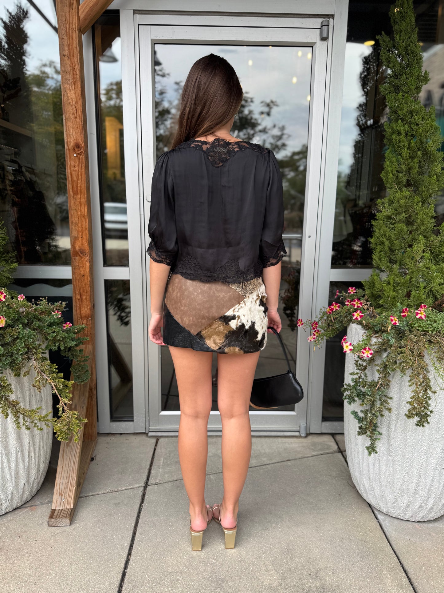 Lace Trim Blouse