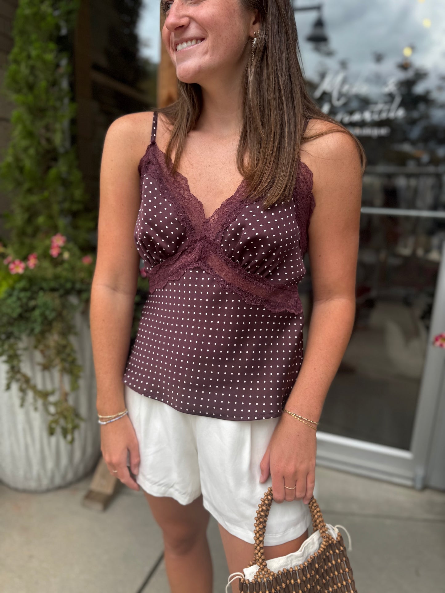 Lace Trim Tank