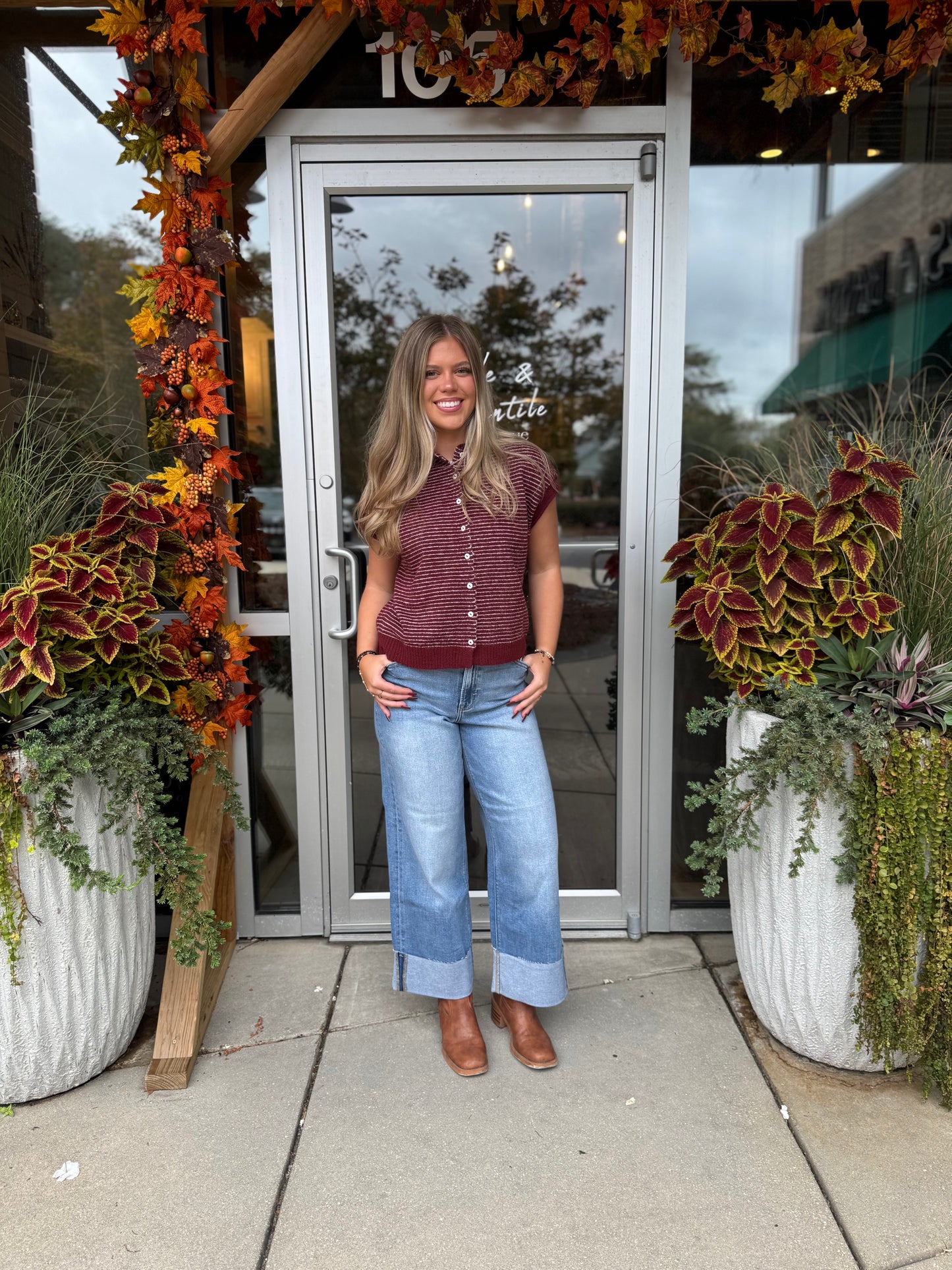 Garnet Sleeveless Knit