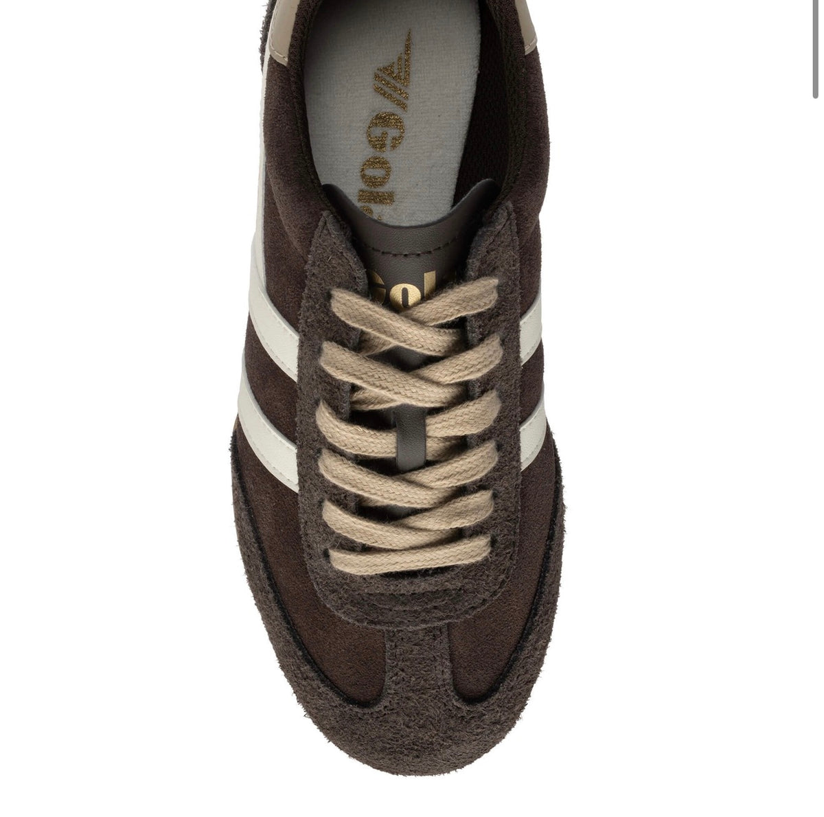 Gola Mocha Sprinter retro sneaker in mocha brown