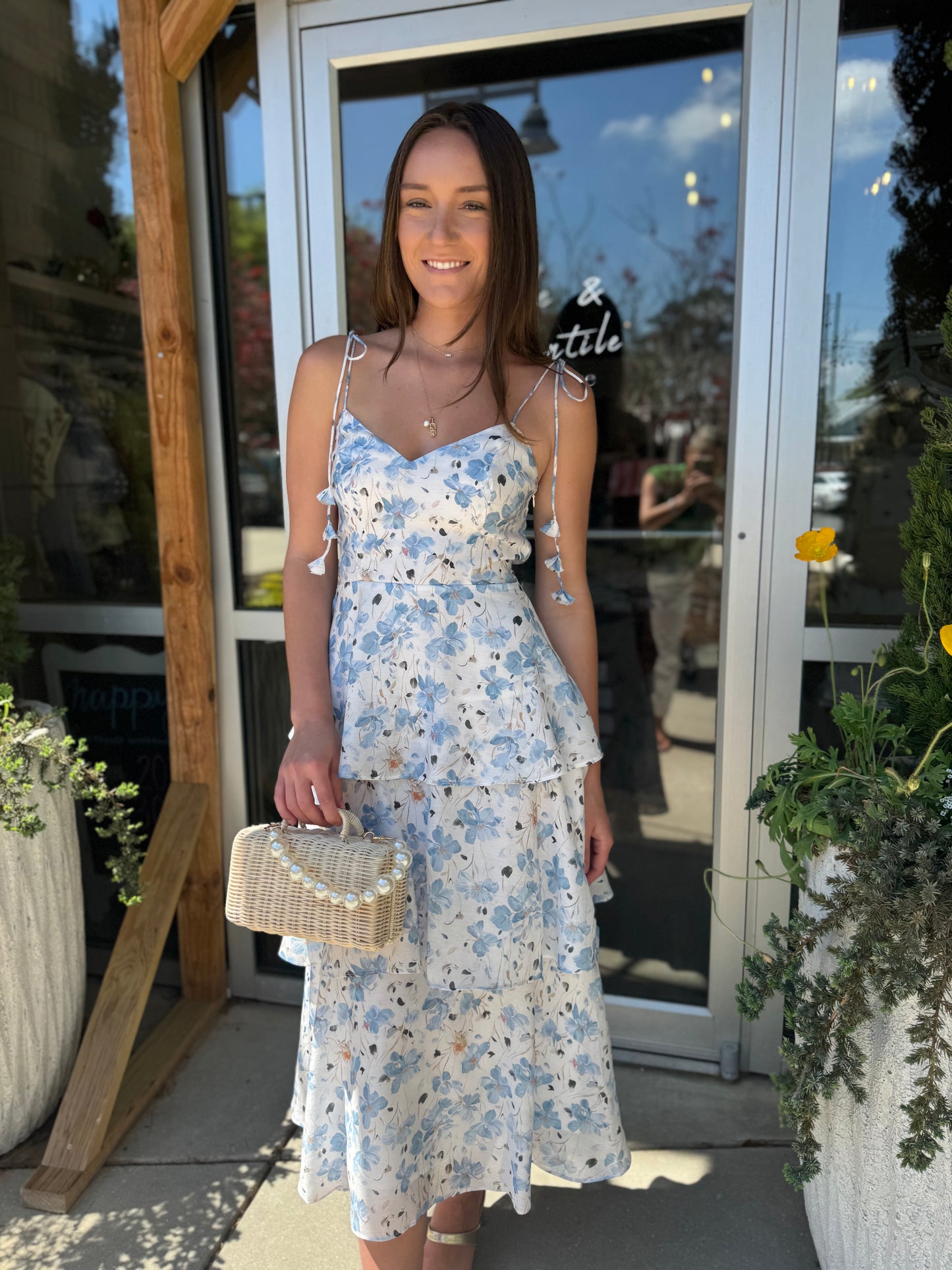 Maize Tiered Dress