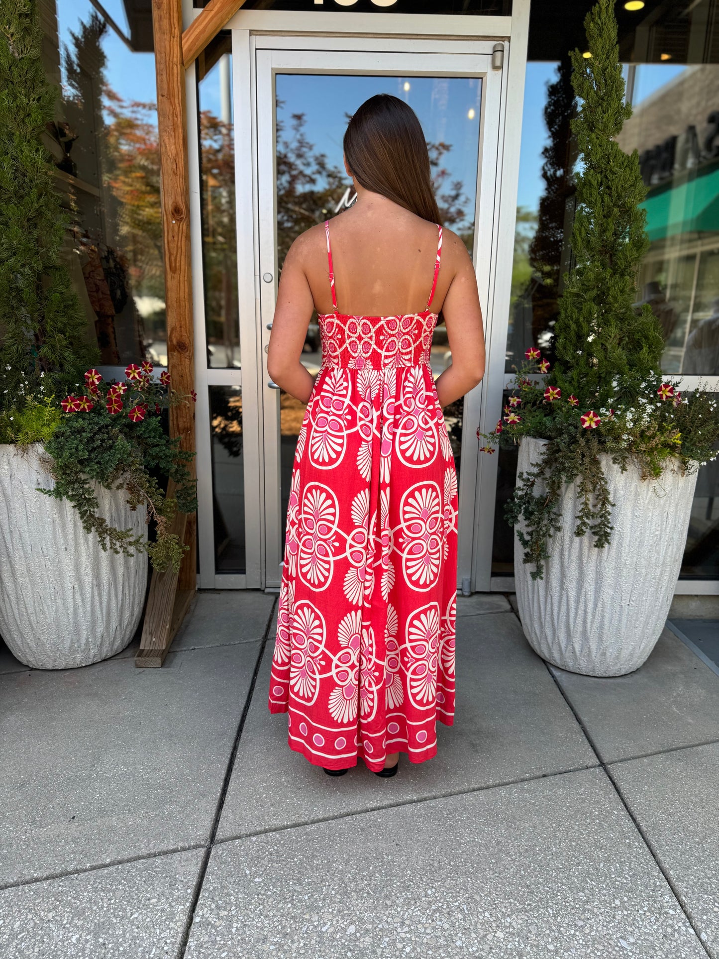 Rojo Medallion Maxi Dress