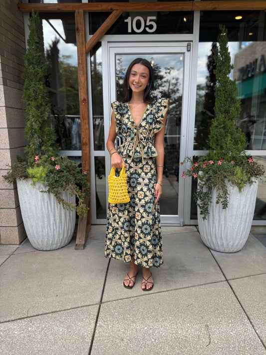 Trellis Maxi Skirt