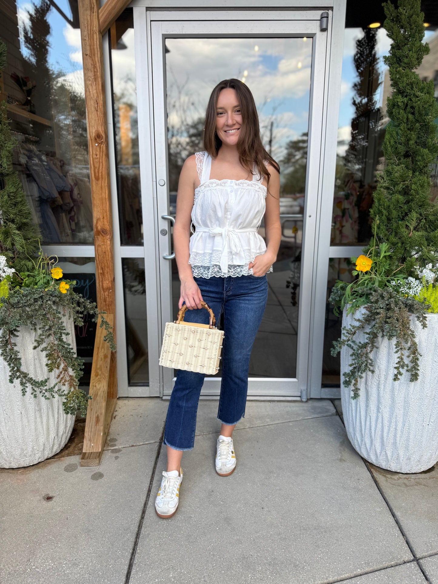 Lace Tie Tank