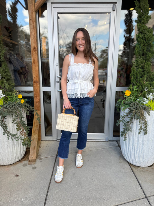 Lace Tie Tank