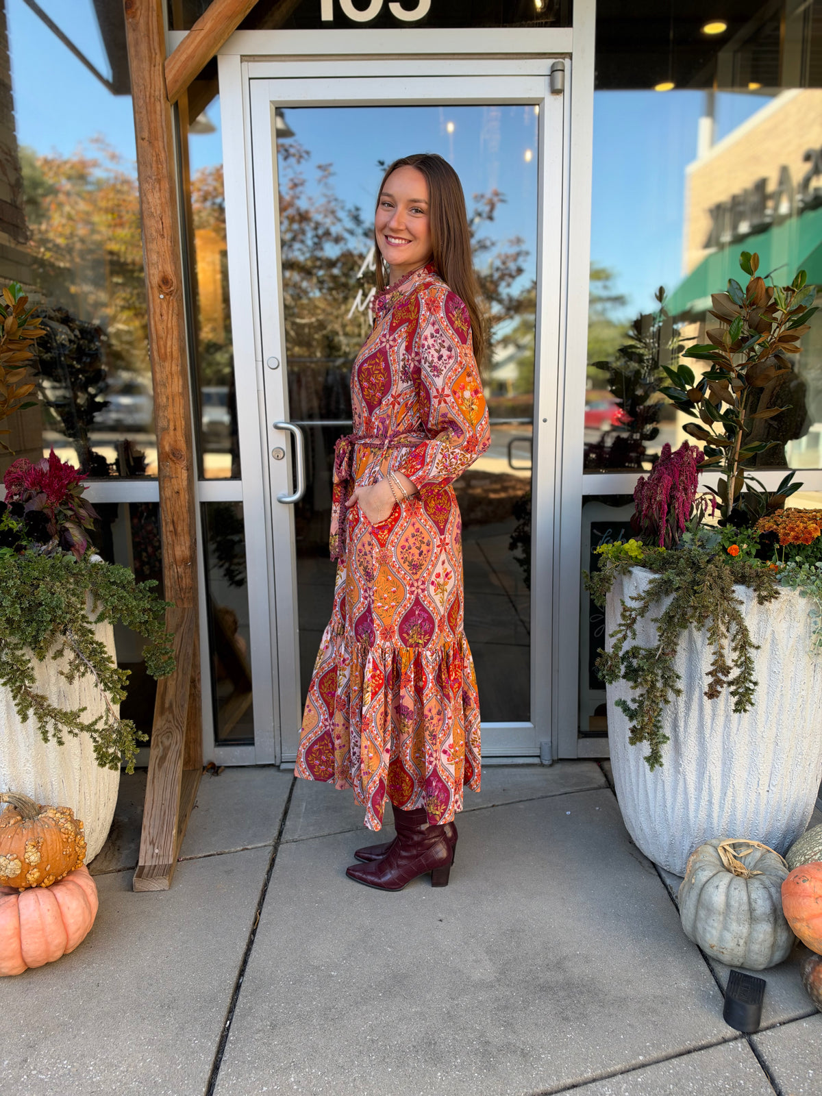 Stella Patch Maxi Dress
