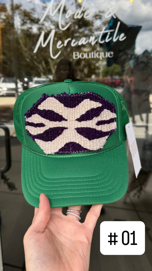 Kelly Green Orijinal Kilim Patch Trucker Hat