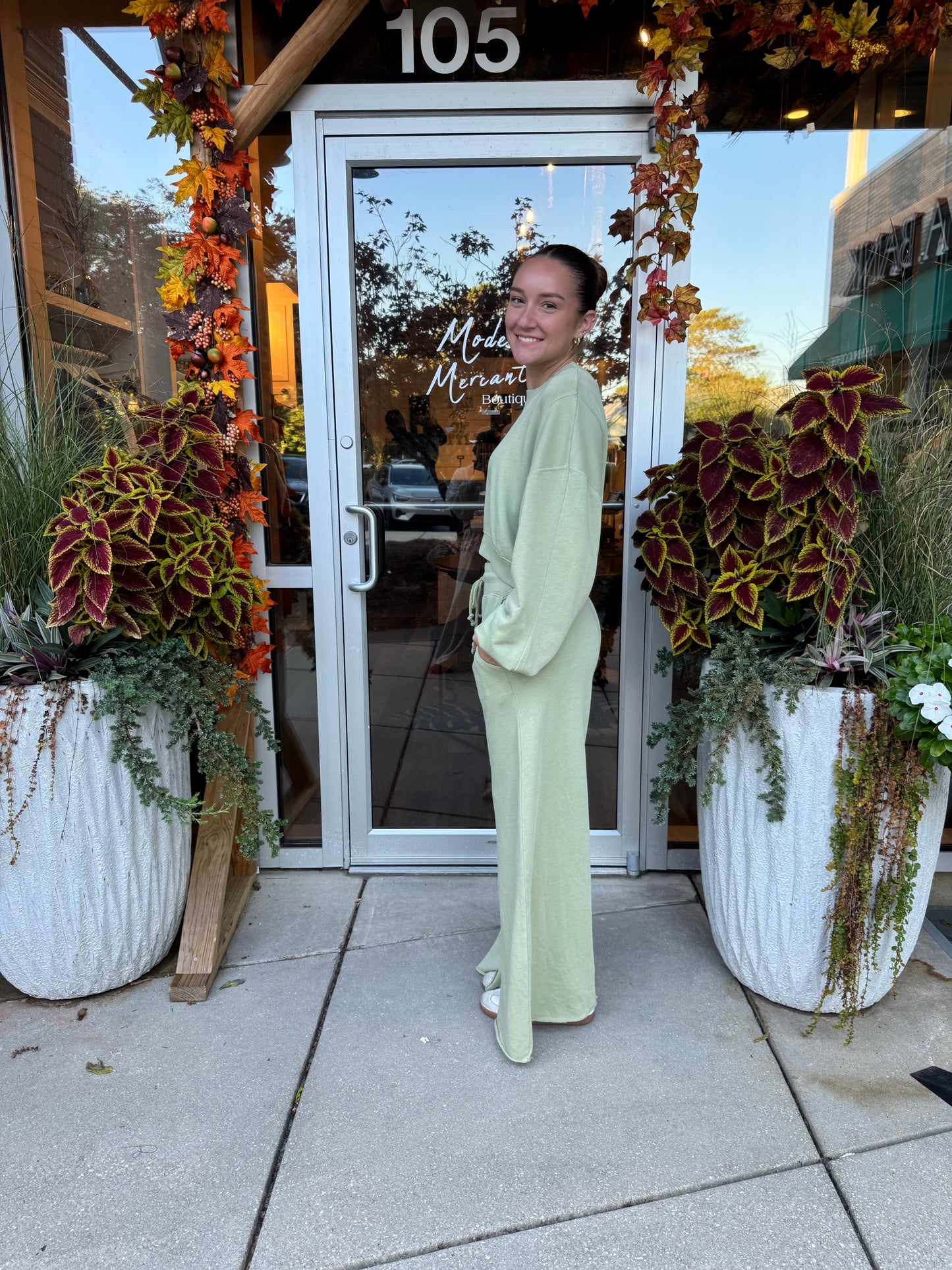 Jenna Set - Mineral Green