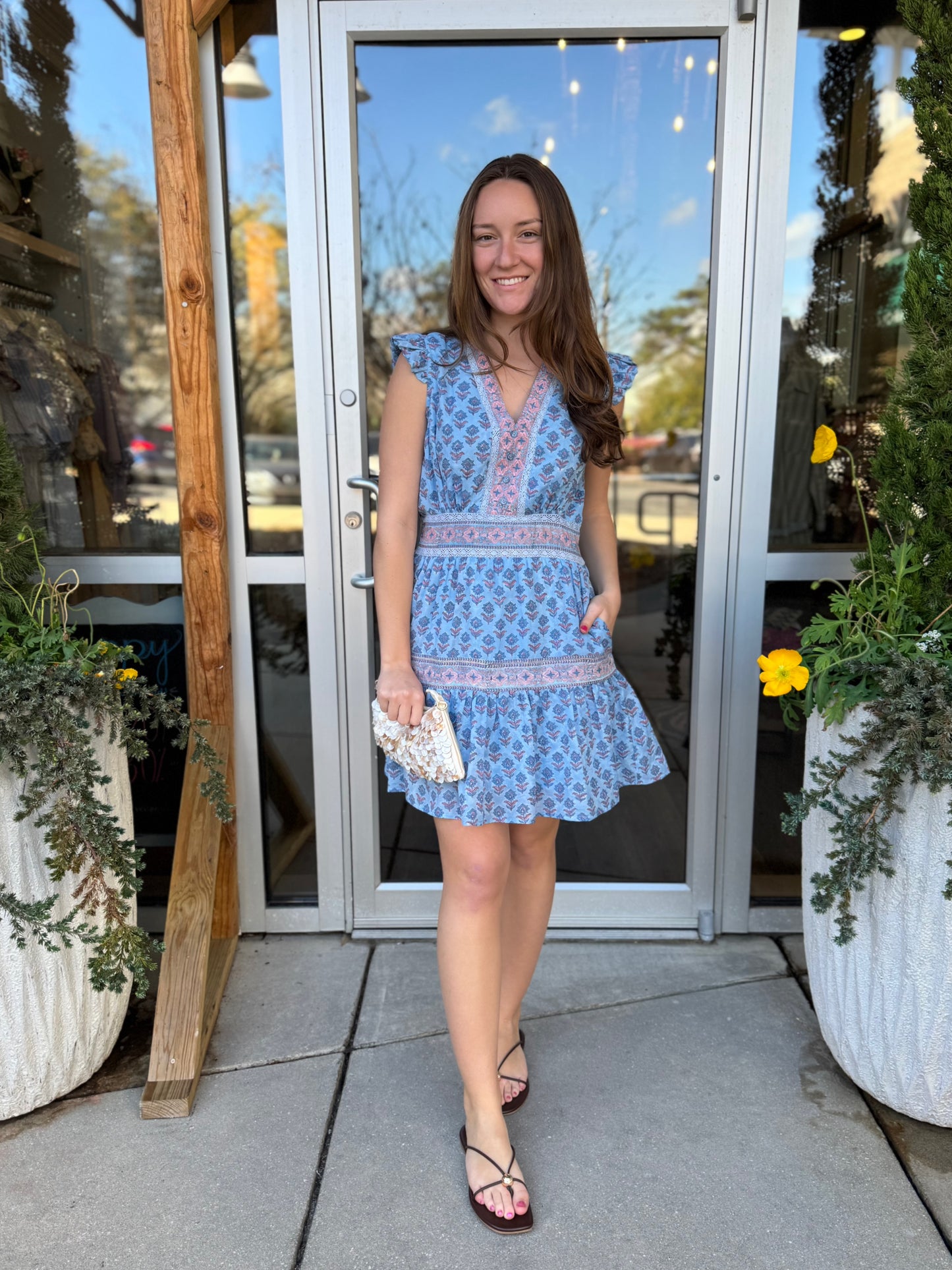 Henna Sky Dress