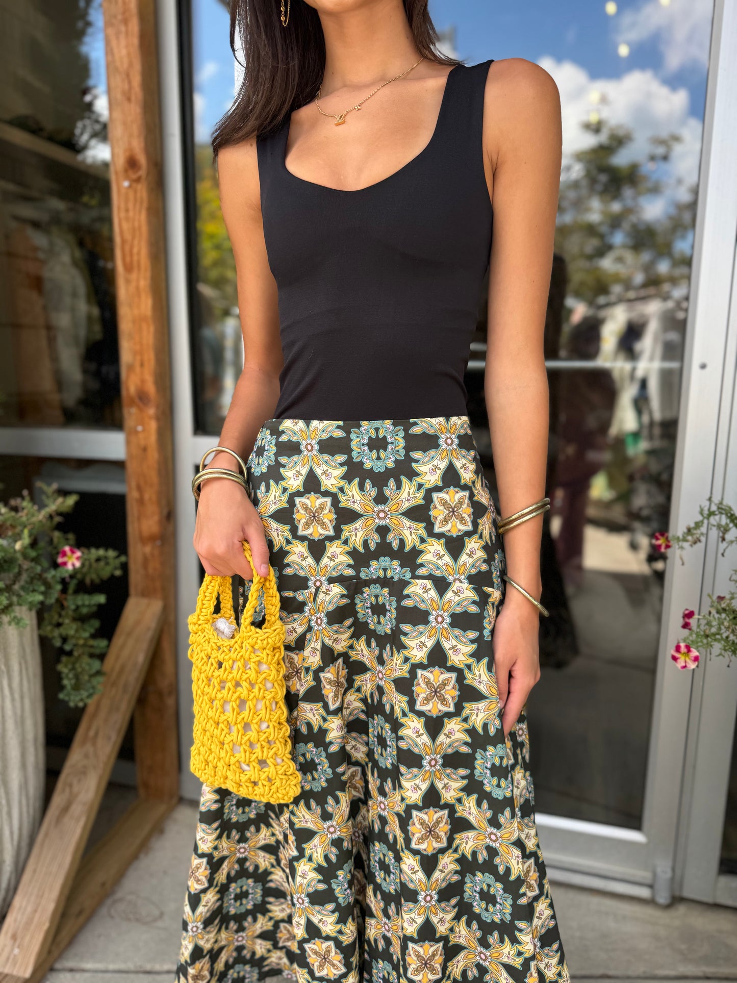 Trellis Maxi Skirt